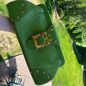 Micheal Kors Green Purse